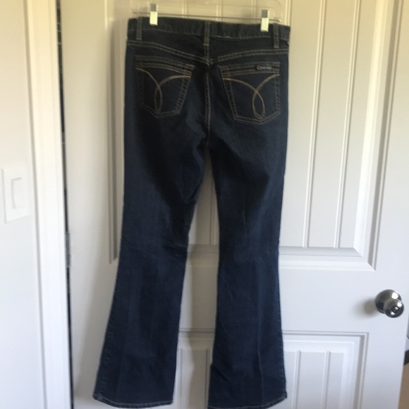 3/$30 Calvin Klein Flare jeans size 4 32” - Picture 4 of 5